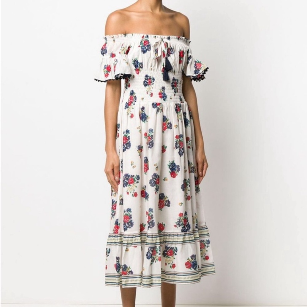 Tory Burch Meadow Folly Cotton Floral Dress